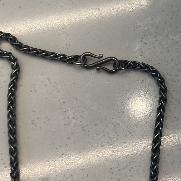 Braided Silver Chain - Picture 2 of 3